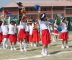 Students performing during the event