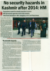 Union Home Minister's Visit
