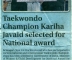 Taekwondo Champion Kariha Javaid