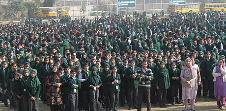 Evacuation Drill held in D.P.S, Srinagar