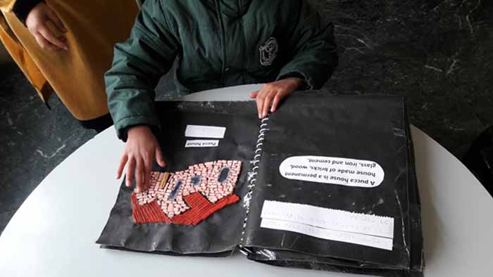 How we teach & train visually impaired children