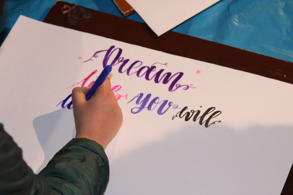 Inter-house painting and calligraphy competition